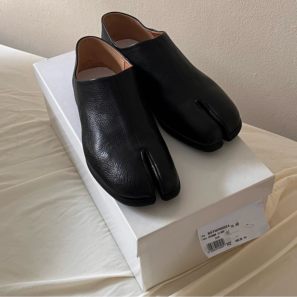 Maison Margiela Black Tabi Loafer